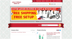 Desktop Screenshot of johnhgilbertsales.com