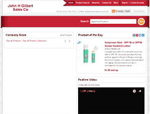 Tablet Screenshot of johnhgilbertsales.com